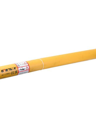 The GARDLOC PTO Shaft - (Lz) Length: 1510mm, featuring a yellow body with black ends and labeled branding in the center section, showcases the Gardloc HP Rating for enhanced performance. This model includes a 1 3/8'' x 6 Spline Q.R. to 1 3/8'' x 6 Spline Shear Bolt Limiter and is identified by Sparex Part Number: S.166273.