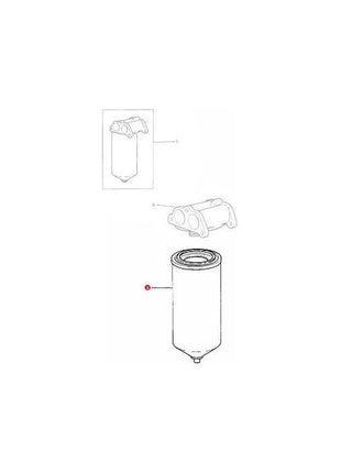 Massey Ferguson - Hydraulic Filter - 3383386M92 - Farming Parts