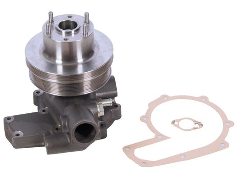 Image of the Sparex Water Pump Assembly (Part No. S.168928), featuring a metal automotive water pump, an included Sparex impeller, gasket, and a small metal component.