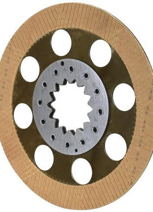 A circular metal Brake Friction Disc with a toothed inner ring from Sparex, featuring evenly spaced holes around it, likely a clutch or brake disc component with integrated splines. (Sparex Part Number: S.168976)