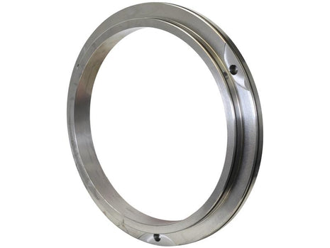 The Sparex Brake Piston (Sparex Part Number: S.168989) is a stainless steel ring with a smooth surface, precisely engineered with an outer diameter and featuring two holes on the inner diameter edge, commonly used as a mechanical component.