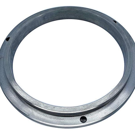 The Brake Piston (Sparex Part Number: S.168990) by Sparex, a metallic circular ring with small notches and holes, showcases a smooth, industrial design and features markings for Inner Ø and Outer Ø—a hallmark of Sparex quality.