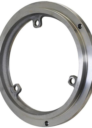 The Sparex Brake Piston (Part Number: S.168996) features a circular design with three evenly spaced mounting holes on the inner surface and two additional holes along the outer edge. It has an inner diameter of 270mm and an outer diameter of 355mm.