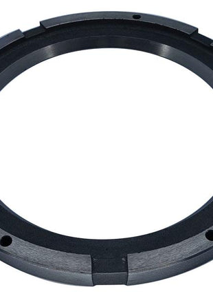 The Intermediate Brake Disc, OD (Sparex Part Number: S.169010) is a black, circular, grooved metal ring featuring several small holes evenly spaced around its perimeter, commonly found in Sparex products.