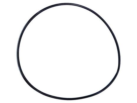 A black rubber O-ring from the Brake O Ring Kit, Sparex Part Number S.169048, is displayed against a white background for its reliable thickness.