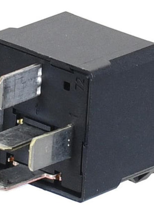 A Sparex Relay (Sparex Part No. S.170302) is a black rectangular 12V relay switch with four protruding metal connectors, suitable for Massey Ferguson equipment.