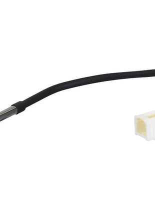 The Sparex Temperature Sensor (Part Number: S.170323) features a black wire and a white plastic connector, specifically designed for 12V systems to offer reliability and precision, ensuring efficient performance.