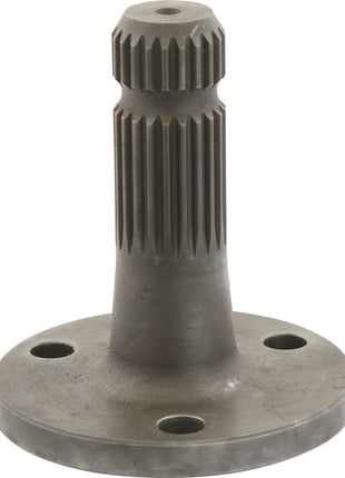 A metal splined PTO shaft with a flange and three bolt holes, suitable for Case IH machinery, is available under product name PTO Shaft - S.17397 from the brand Sparex.