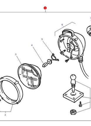 Massey Ferguson - Worklight - 1693034M91 - Farming Parts