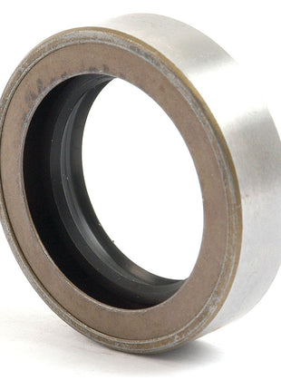 A detailed view of the Metric Rotary Shaft Seal, 40 x 62 x 16mm, Sparex Part No. S.17658, featuring a black inner ring against a white backdrop.