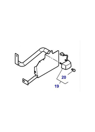 Massey Ferguson - Number Plate Light - 3619018M91 - Farming Parts