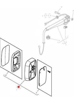 Massey Ferguson - Mirror Heated External - 4289853M91 - Farming Parts