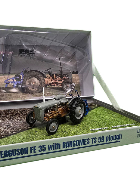 Universal Hobbies Ferguson FE 35 with Ransomes TS 59 Plough - UH7126