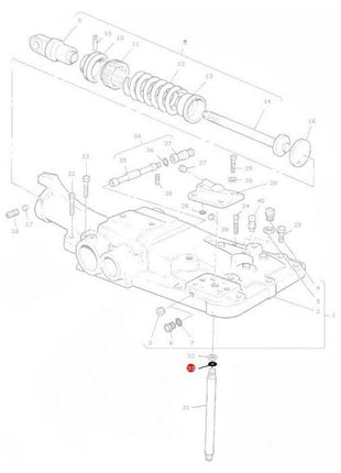 Massey Ferguson - Stand Pipe ORing - 195561M1 - Farming Parts