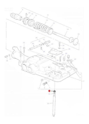 Massey Ferguson - Stand Pipe Back Up Washer - 195874M1 - Farming Parts