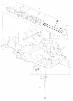 Massey Ferguson - Plunger Draft Control - 886348M2 - Farming Parts