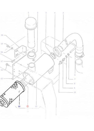 Massey Ferguson - Filter Air Outer - 1678294M1 - Farming Parts