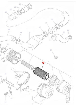 Massey Ferguson - Filter Air Outer - H117200090150 - Farming Parts