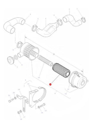 Massey Ferguson - Filter Air Outer - 3901464M2 - Farming Parts