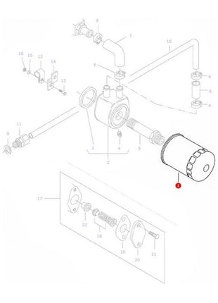 Massey Ferguson - Filter Oil - V836679586 - Farming Parts