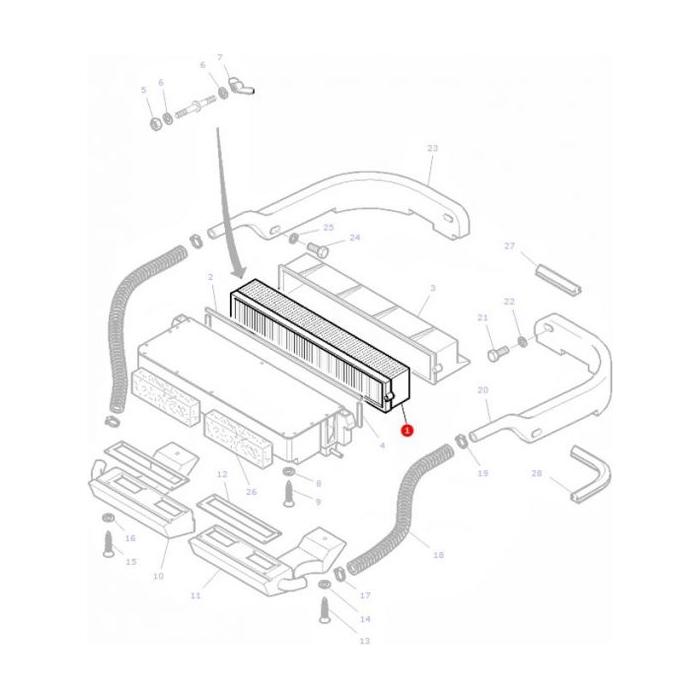 Massey Ferguson - Filter Cab - 3388840M3 - Farming Parts