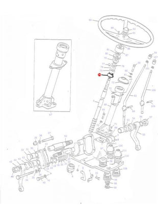 Massey Ferguson - Steering Column Seal - 1850037M1 - Farming Parts