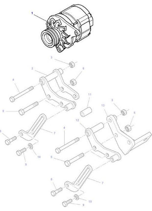 Massey Ferguson - Alternator 80amp - 3821974M91 - Farming Parts