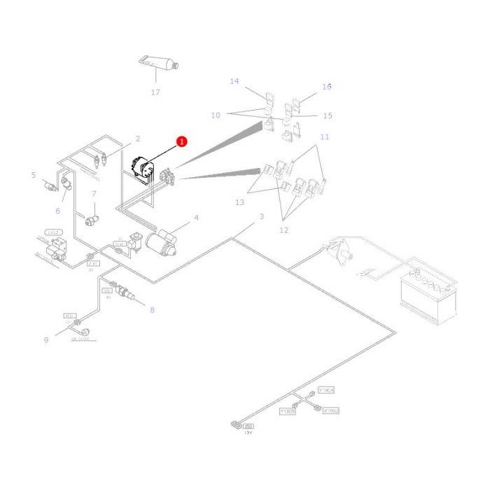 Massey Ferguson - Alternator 120amp - 3907883M1 - Farming Parts