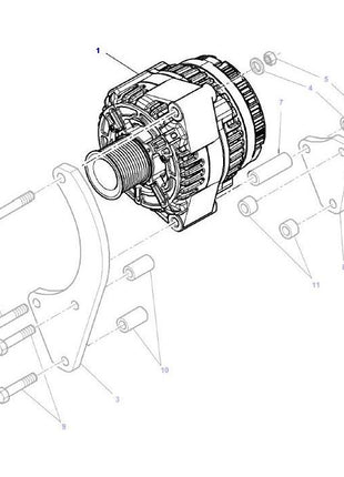 Massey Ferguson - Alternator 150amp - 3909639M1 - V836667315 - Farming Parts