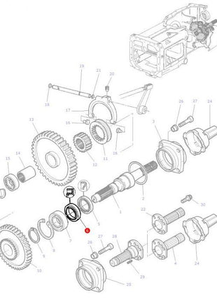 Massey Ferguson - PTO Oil Seal - 3619342M1 - Farming Parts