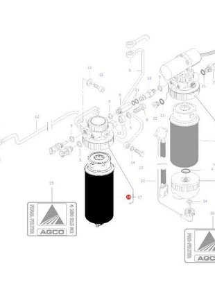 Massey Ferguson - Fuel Filter - V836867595 - Farming Parts