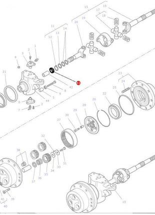 Massey Ferguson - Front Axle Seal - VA339592 - Farming Parts