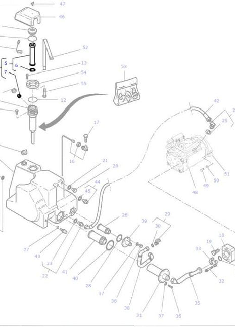 Massey Ferguson - Auxiliary Hydraulic Filter - 3907929M92 - Farming Parts