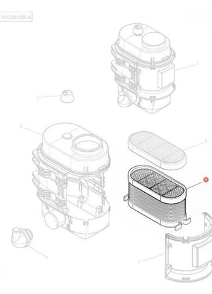 Massey Ferguson - Filter Air - 4286473M2 - Farming Parts