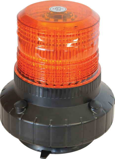 The LED Rechargeable Beacon (Amber) by Sparex NLA, model S.23830, is a magnetic beacon light with a black base. It is commonly used for emergency or warning signals and features an LED light for increased brightness. This Class 3 interference model operates on 12-24V and comes with an IP rating, ensuring protection against dust and water ingress.
