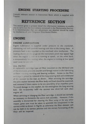 23C Engine Operators Manual - 819050M1 - Massey Tractor Parts