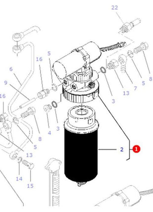 Massey Ferguson - Transfer Pump - V837073628 - Farming Parts