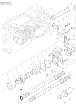 Massey Ferguson - O Ring - 3814821M1 - Farming Parts