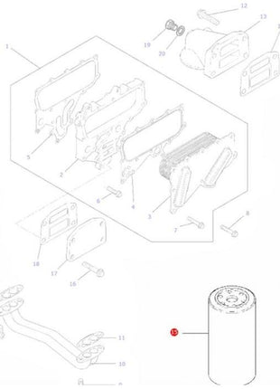 Massey Ferguson - Oil Filter - 4226293M1 - Farming Parts