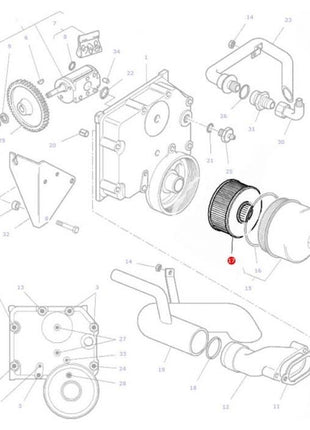 Massey Ferguson - Hydraulic Filter - 3790002M1 - Farming Parts