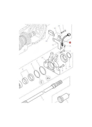 Massey Ferguson - PTO Sensor - 3808071M93 - Farming Parts