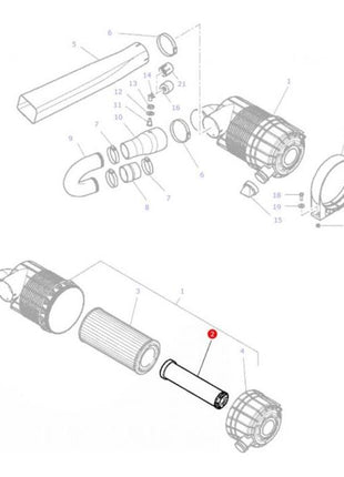 Massey Ferguson - Filter Air Inner - 4270034M1 - Farming Parts