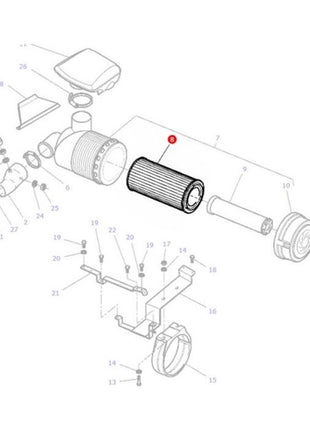 Massey Ferguson - Filter Air Outer - 4271467M1 - Farming Parts