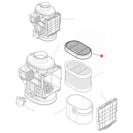 Massey Ferguson - Filter Air Inner - 4288979M1 - Farming Parts