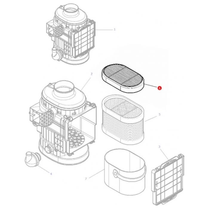 Massey Ferguson - Filter Air Inner - 4288979M1 - Farming Parts