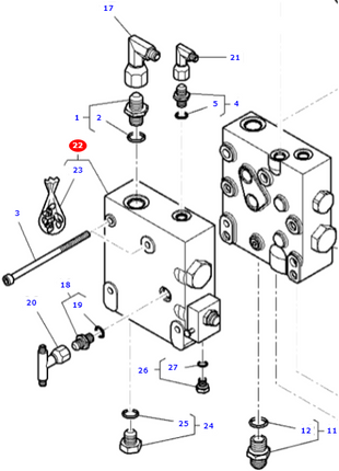 Massey Ferguson - Safety Valve - 4301381M1 - Farming Parts