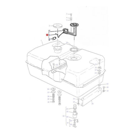 Massey Ferguson - Fuel Sender Unit - 3762582M1 - Farming Parts