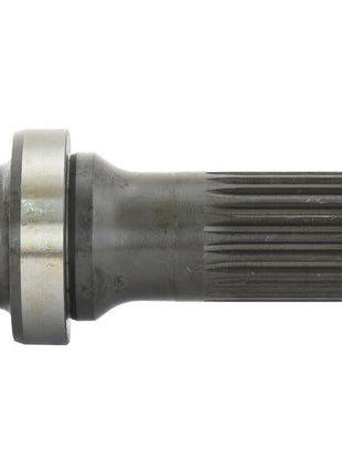 A close-up image of the Sparex PTO Output Shaft (Sparex Part Number: S.260370), showcasing its intricately machined teeth and cylindrical shape with precise spline detailing along its length.