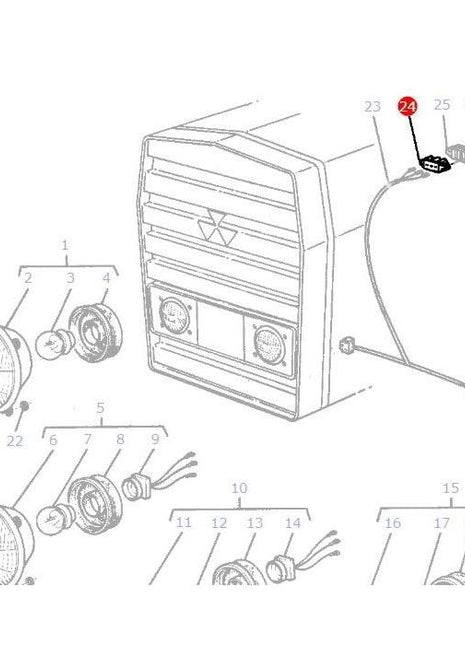 Massey Ferguson - Plug - 1673005M93 - Farming Parts