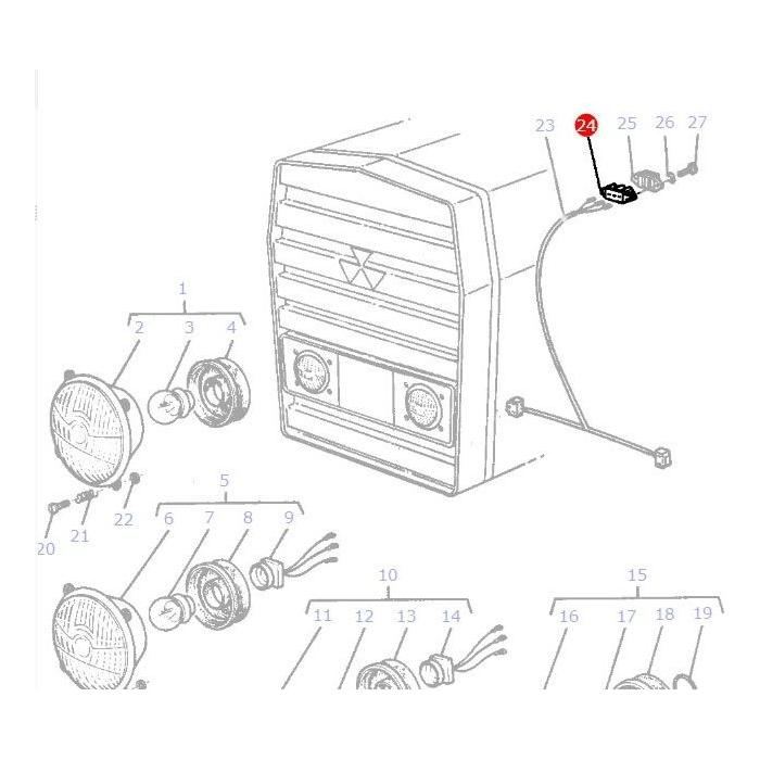 Massey Ferguson - Plug - 1673005M93 - Farming Parts